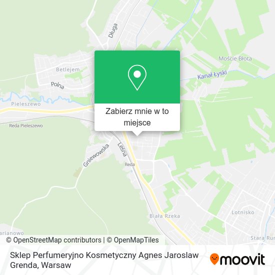 Mapa Sklep Perfumeryjno Kosmetyczny Agnes Jaroslaw Grenda