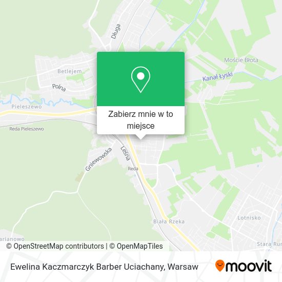 Mapa Ewelina Kaczmarczyk Barber Uciachany