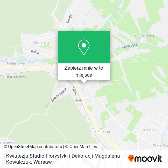 Mapa Kwiatezja Studio Florystyki i Dekoracji Magdalena Kowalczuk