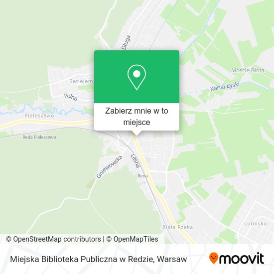 Mapa Miejska Biblioteka Publiczna w Redzie