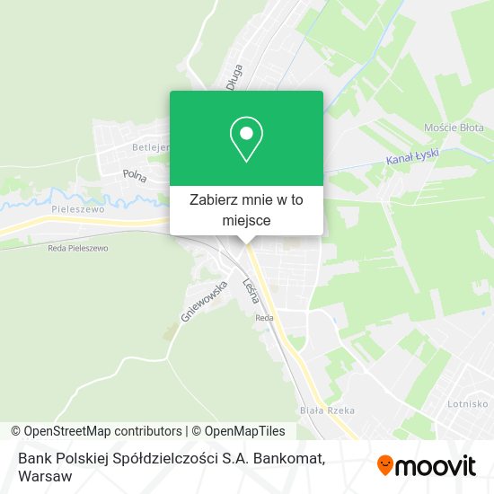 Mapa Bank Polskiej Spółdzielczości S.A. Bankomat