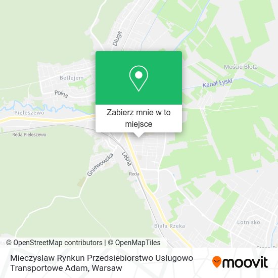 Mapa Mieczyslaw Rynkun Przedsiebiorstwo Uslugowo Transportowe Adam