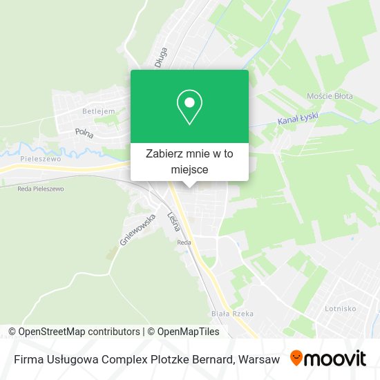 Mapa Firma Usługowa Complex Plotzke Bernard