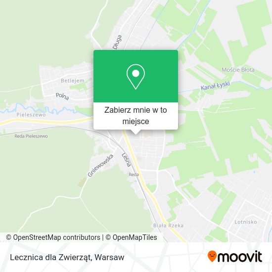 Mapa Lecznica dla Zwierząt