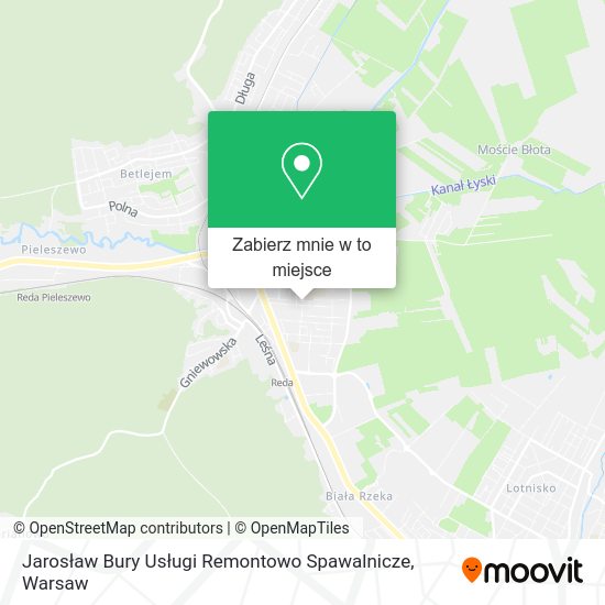 Mapa Jarosław Bury Usługi Remontowo Spawalnicze