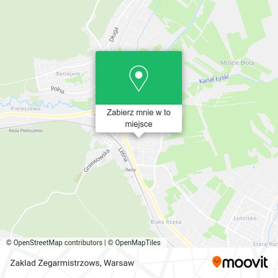 Mapa Zaklad Zegarmistrzows