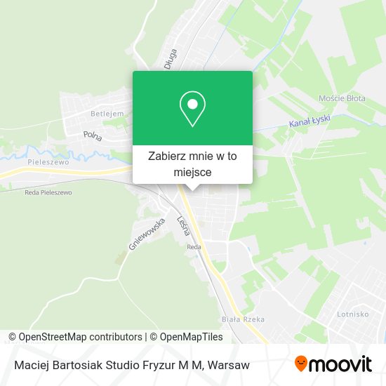 Mapa Maciej Bartosiak Studio Fryzur M M