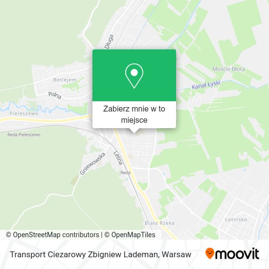 Mapa Transport Ciezarowy Zbigniew Lademan