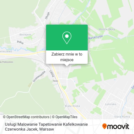 Mapa Usługi Malowanie Tapetowanie Kafelkowanie Czerwonka Jacek