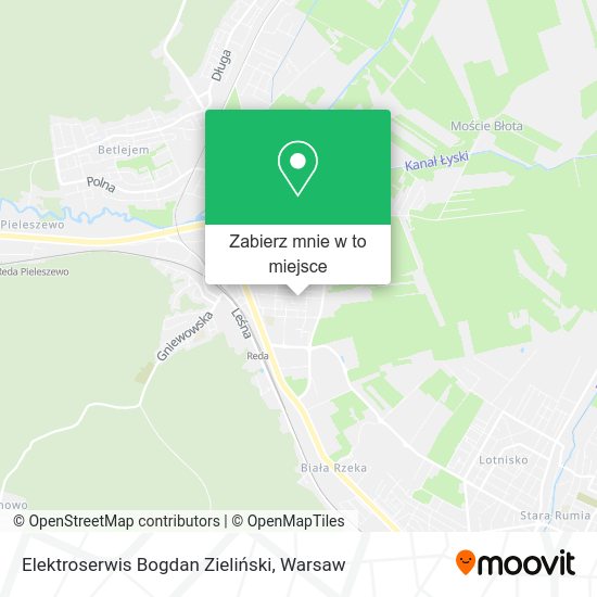 Mapa Elektroserwis Bogdan Zieliński