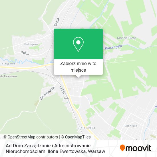 Mapa Ad Dom Zarządzanie i Administrowanie Nieruchomościami Ilona Ewertowska