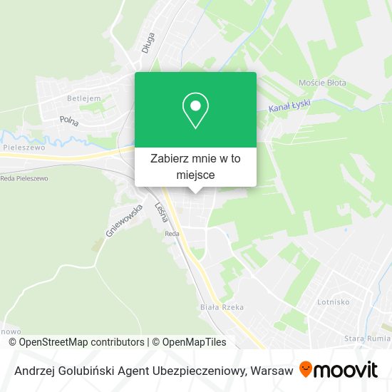 Mapa Andrzej Golubiński Agent Ubezpieczeniowy