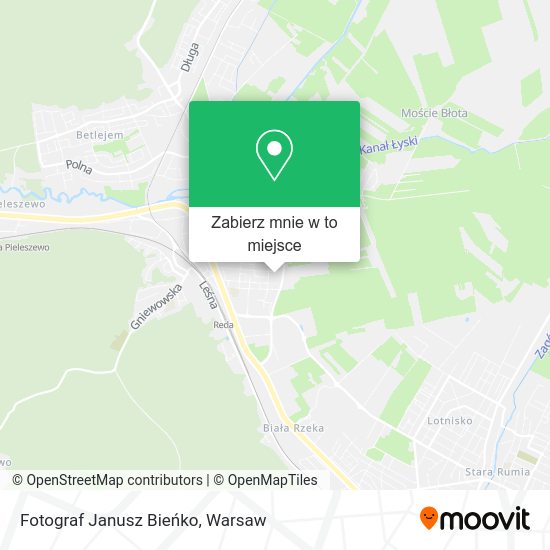 Mapa Fotograf Janusz Bieńko