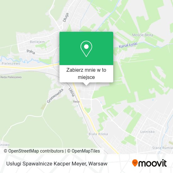 Mapa Usługi Spawalnicze Kacper Meyer