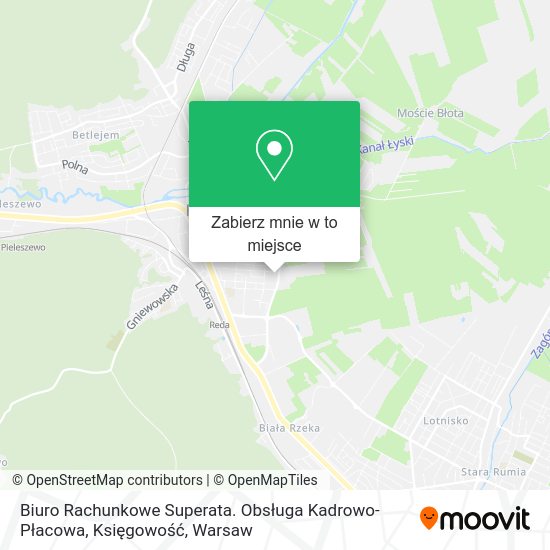 Mapa Biuro Rachunkowe Superata. Obsługa Kadrowo-Płacowa, Księgowość