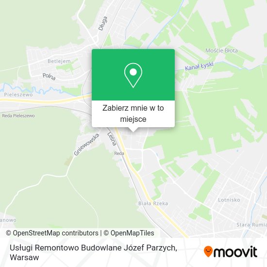 Mapa Usługi Remontowo Budowlane Józef Parzych