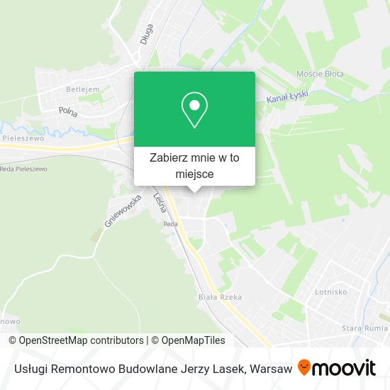 Mapa Usługi Remontowo Budowlane Jerzy Lasek