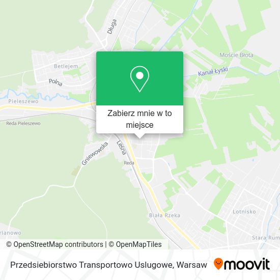 Mapa Przedsiebiorstwo Transportowo Uslugowe