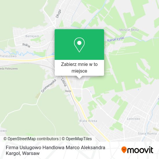 Mapa Firma Uslugowo Handlowa Marco Aleksandra Kargol