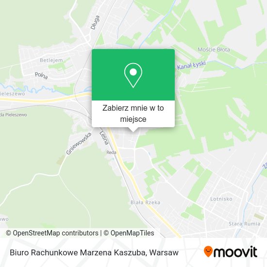 Mapa Biuro Rachunkowe Marzena Kaszuba