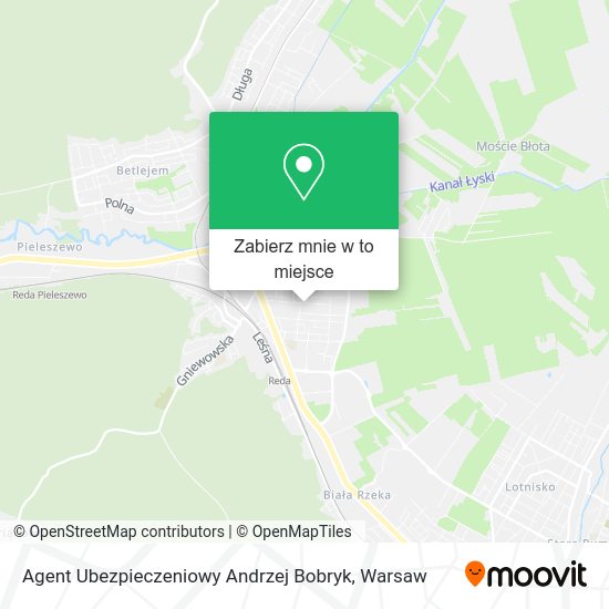 Mapa Agent Ubezpieczeniowy Andrzej Bobryk