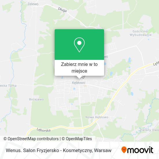 Mapa Wenus. Salon Fryzjersko - Kosmetyczny