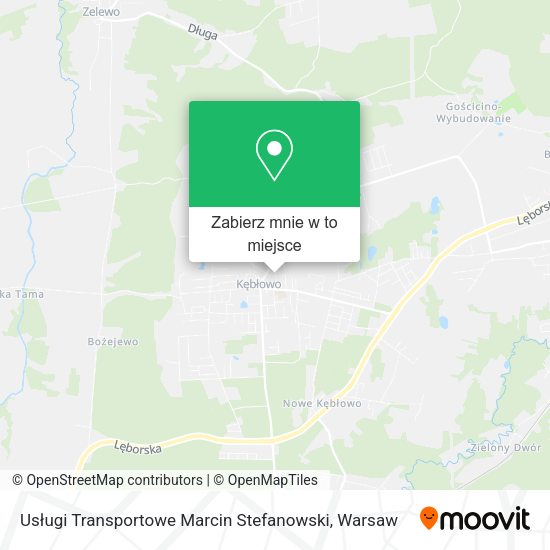 Mapa Usługi Transportowe Marcin Stefanowski