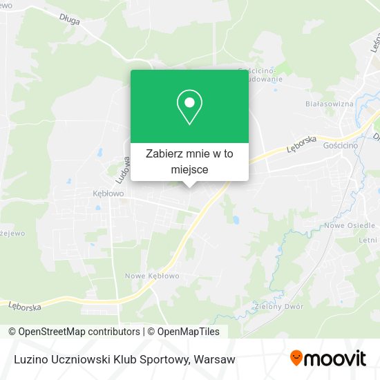 Mapa Luzino Uczniowski Klub Sportowy