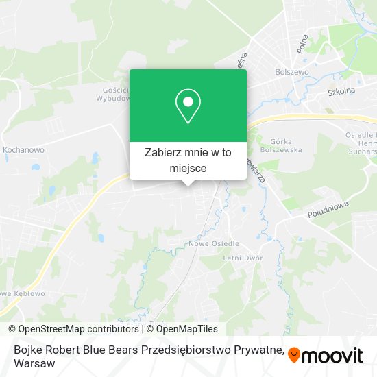 Mapa Bojke Robert Blue Bears Przedsiębiorstwo Prywatne