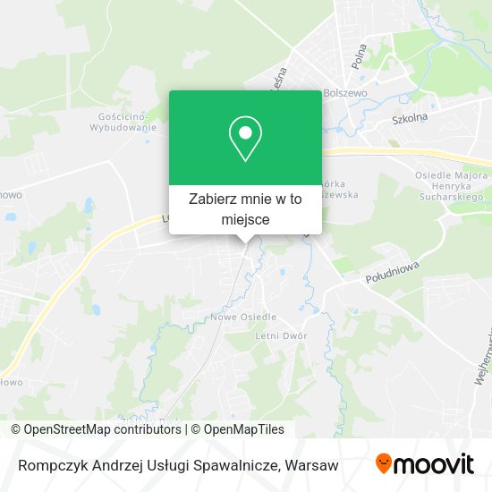 Mapa Rompczyk Andrzej Usługi Spawalnicze