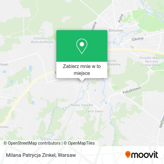 Mapa Milana Patrycja Zinkel