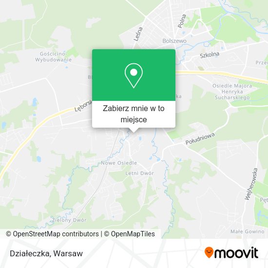 Mapa Działeczka