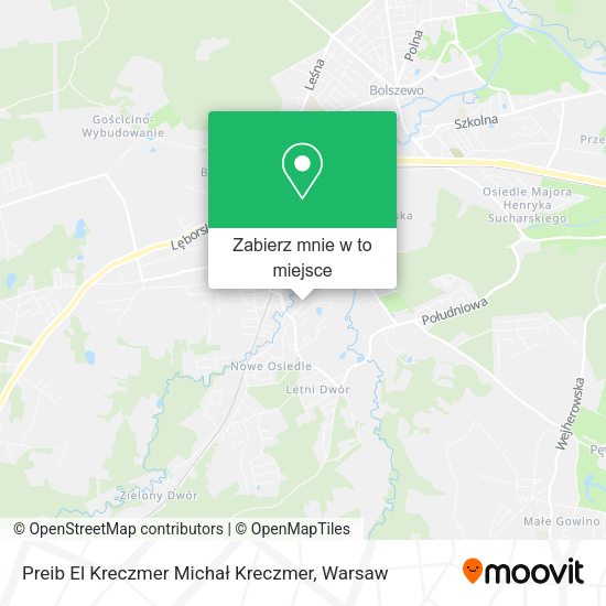 Mapa Preib El Kreczmer Michał Kreczmer