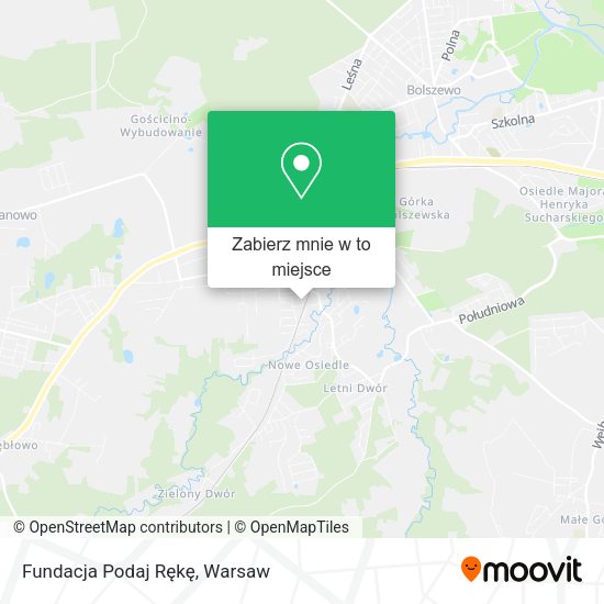 Mapa Fundacja Podaj Rękę