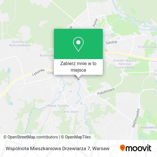 Mapa Wspólnota Mieszkaniowa Drzewiarza 7