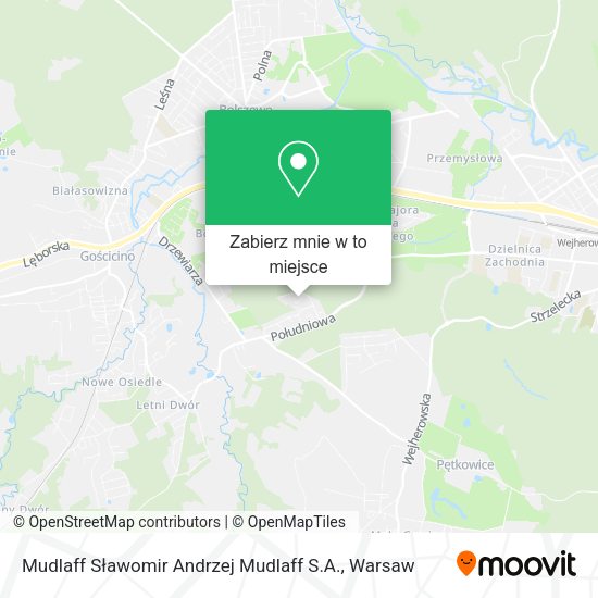 Mapa Mudlaff Sławomir Andrzej Mudlaff S.A.