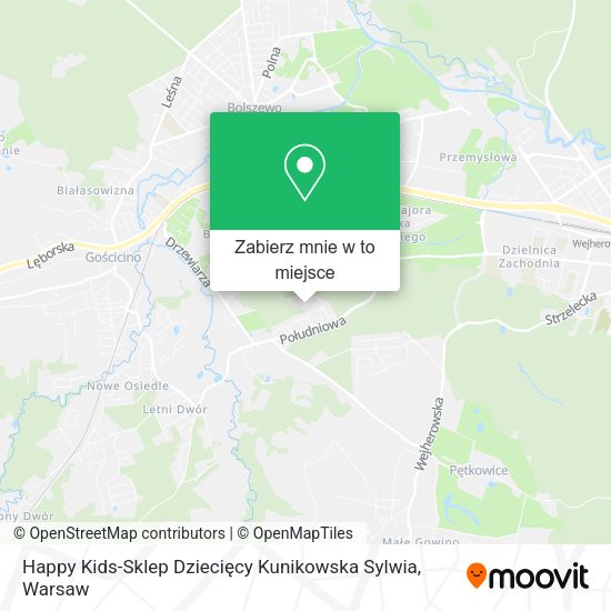 Mapa Happy Kids-Sklep Dziecięcy Kunikowska Sylwia