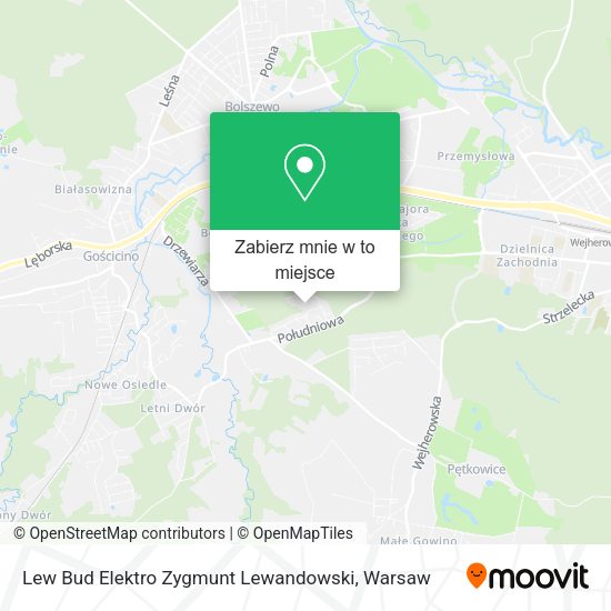 Mapa Lew Bud Elektro Zygmunt Lewandowski