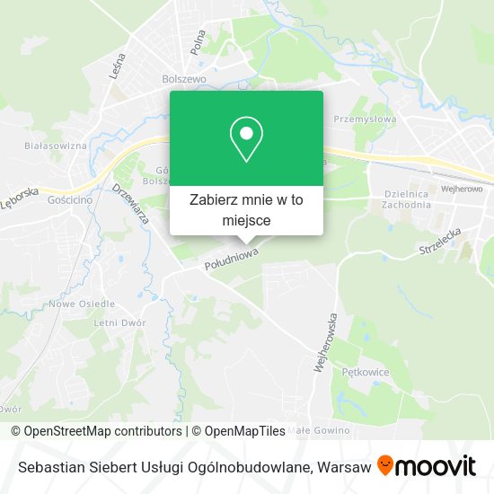 Mapa Sebastian Siebert Usługi Ogólnobudowlane