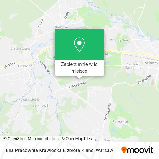 Mapa Ella Pracownia Krawiecka Elżbieta Klahs