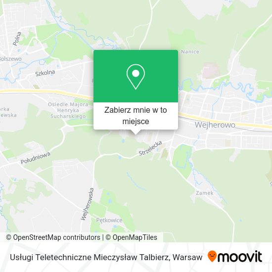 Mapa Usługi Teletechniczne Mieczysław Talbierz