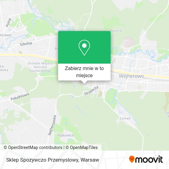 Mapa Sklep Spozywczo Przemyslowy