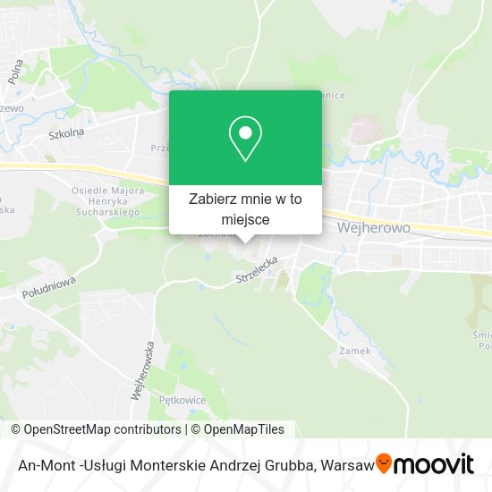 Mapa An-Mont -Usługi Monterskie Andrzej Grubba