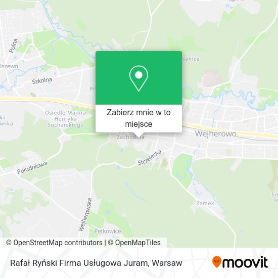 Mapa Rafał Ryński Firma Usługowa Juram