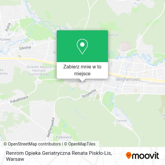 Mapa Renrom Opieka Geriatryczna Renata Piskło-Lis