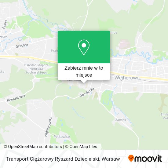 Mapa Transport Ciężarowy Ryszard Dziecielski