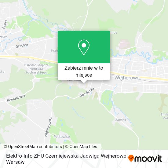 Mapa Elektro-Info ZHU Czerniejewska Jadwiga Wejherowo