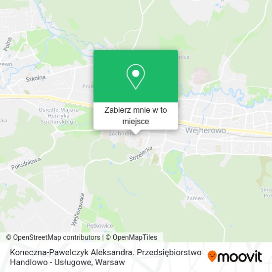 Mapa Koneczna-Pawelczyk Aleksandra. Przedsiębiorstwo Handlowo - Usługowe