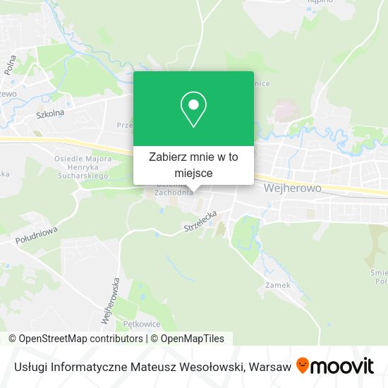 Mapa Usługi Informatyczne Mateusz Wesołowski