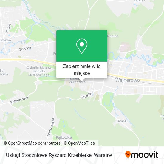 Mapa Usługi Stoczniowe Ryszard Krzebietke